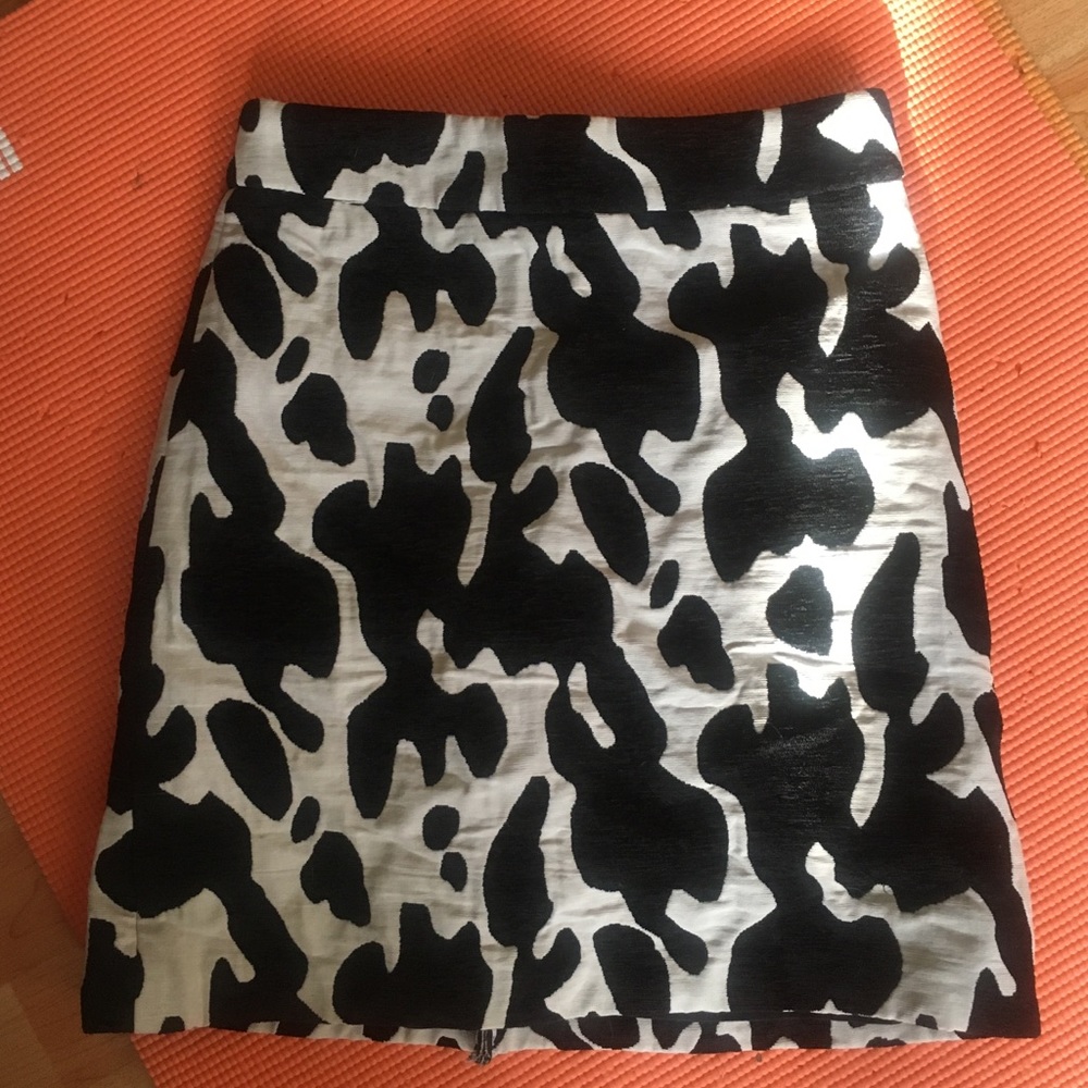 Cow Print Mini Skirt